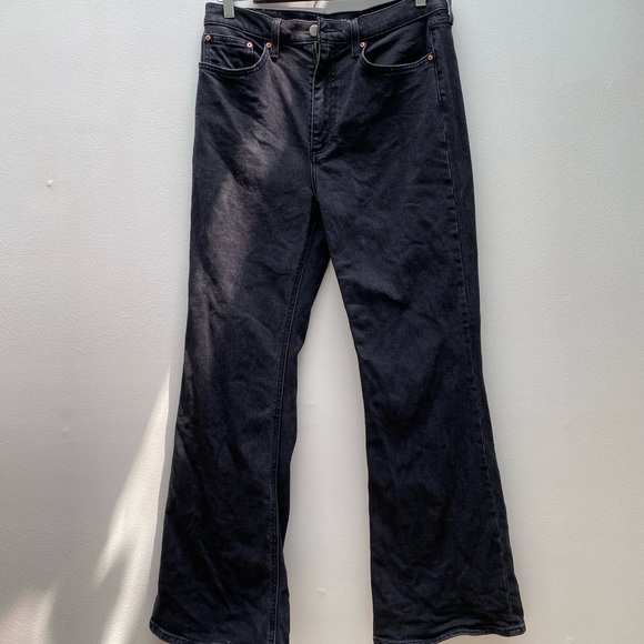 Denim Forum - The Twiggy High Rise Flare Jeans - Picture 3 of 12